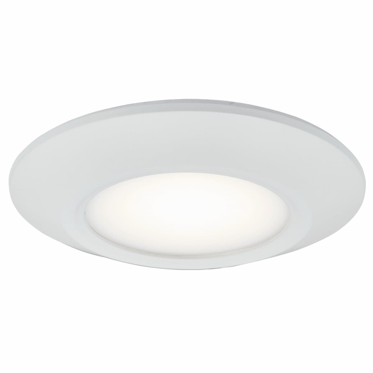 Abra Button 30099FM low-profile flush mount ceiling light designed for wet location indoor and outdoor applications