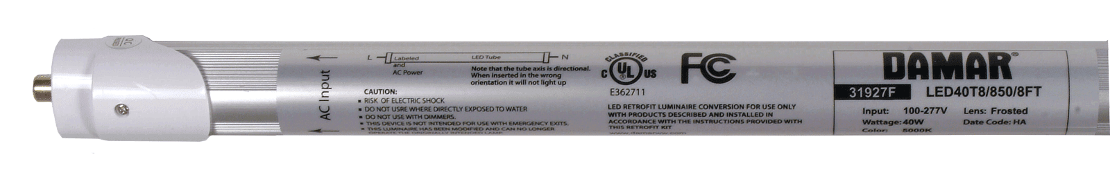 Damar 31927F LED Tube