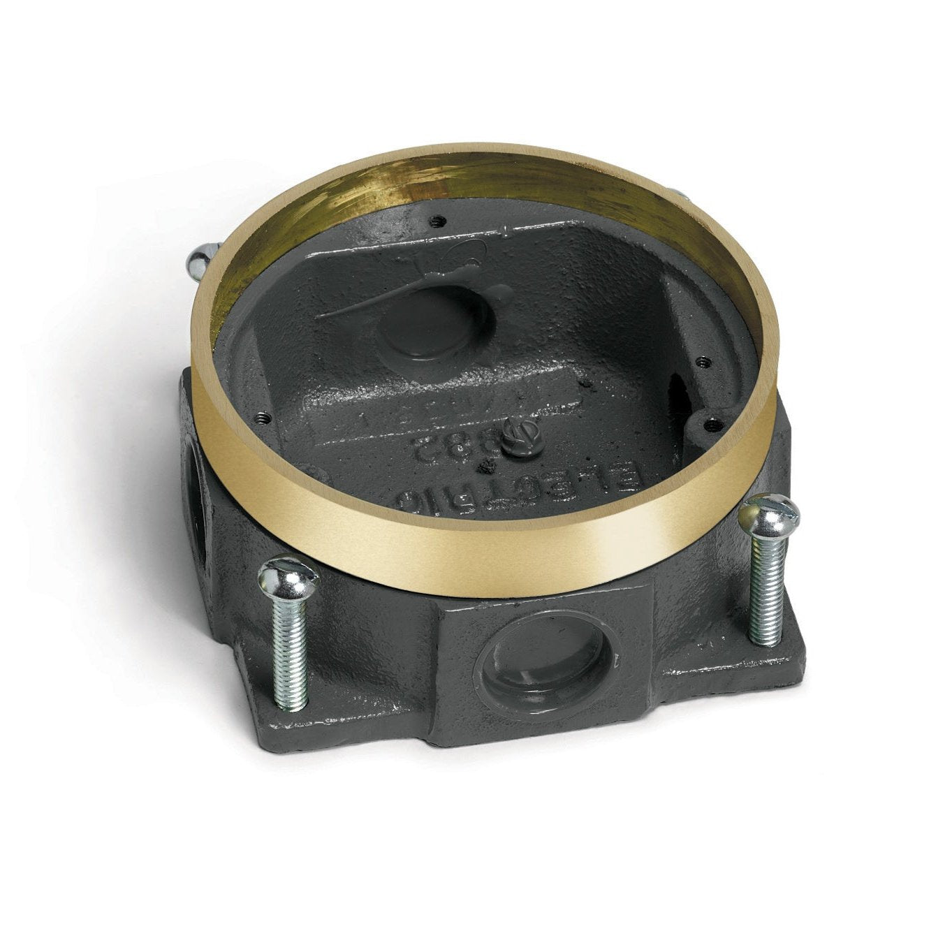 Lew Electric 332-DA Brass floor box