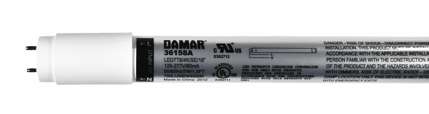 Damar 36158A LED Tube