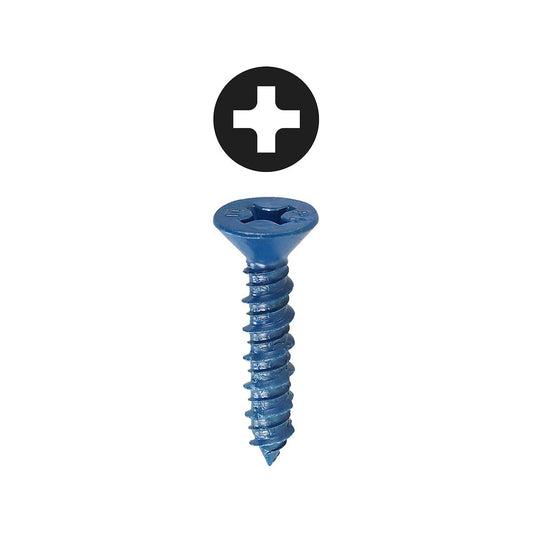 Dottie 36P134 Dottie 3/16 in x 1-3/4 in Phillips Flat Head Concrete Screw Anchor 36P134