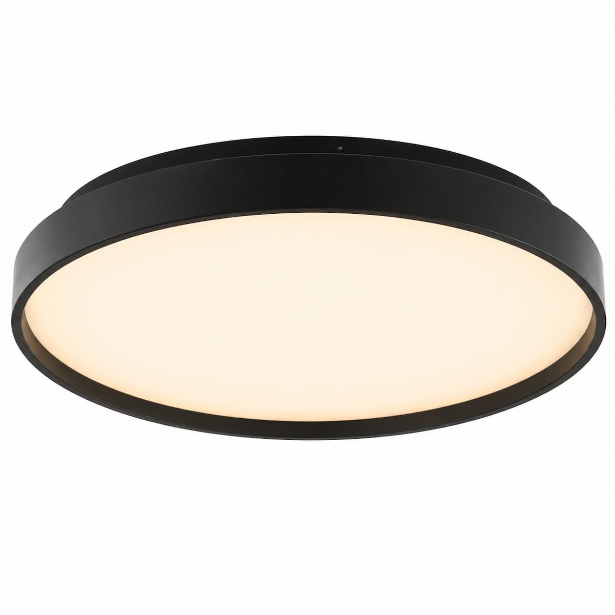 Abra Tambourine 30053FM 15-inch low-profile flush mount ceiling light with soft uplight for modern interior lighting