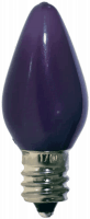 Damar LEDC7PT SOLID PURPLE LED light bulb