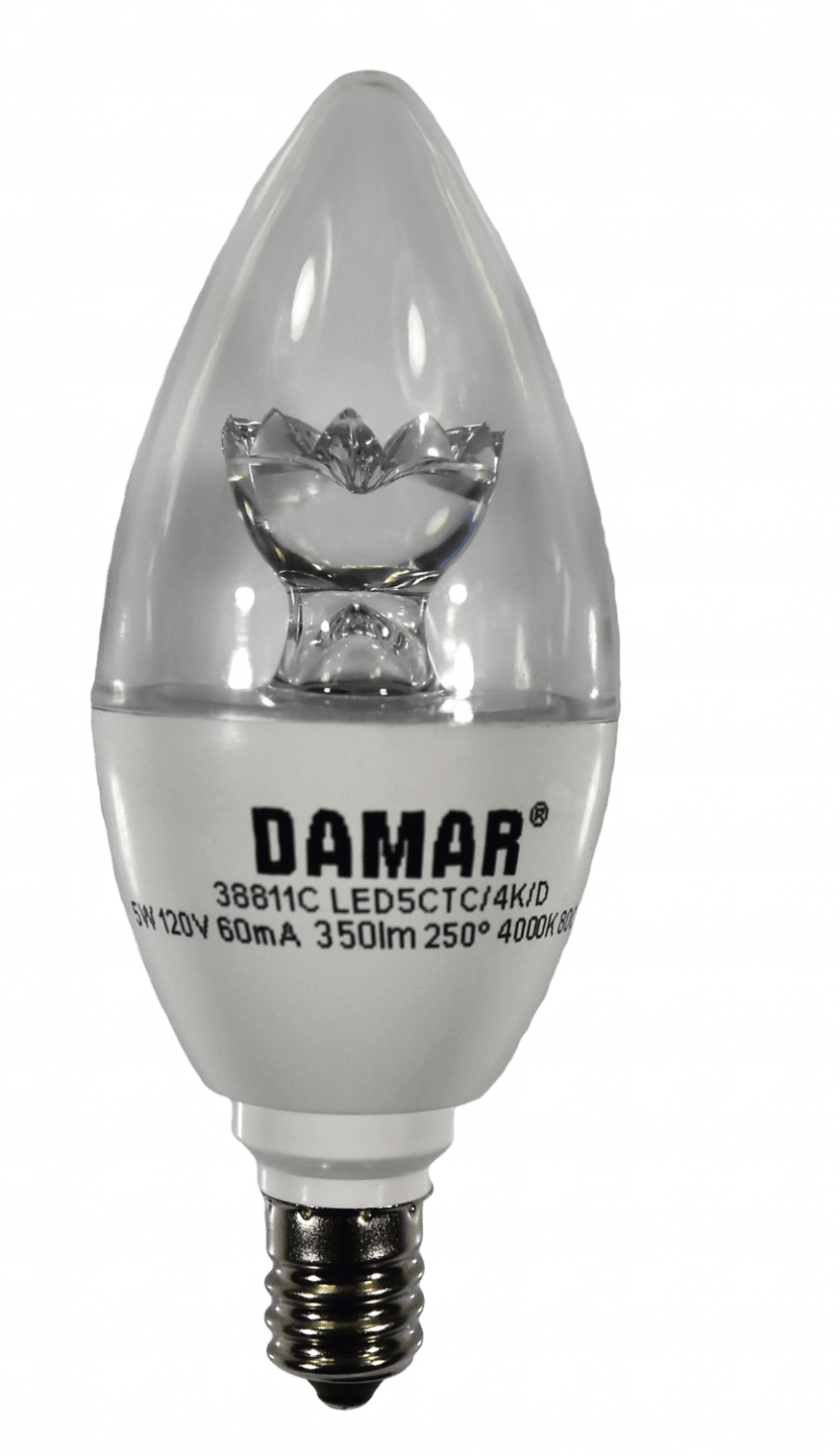 Damar 38811C LED Candelabra Bulb