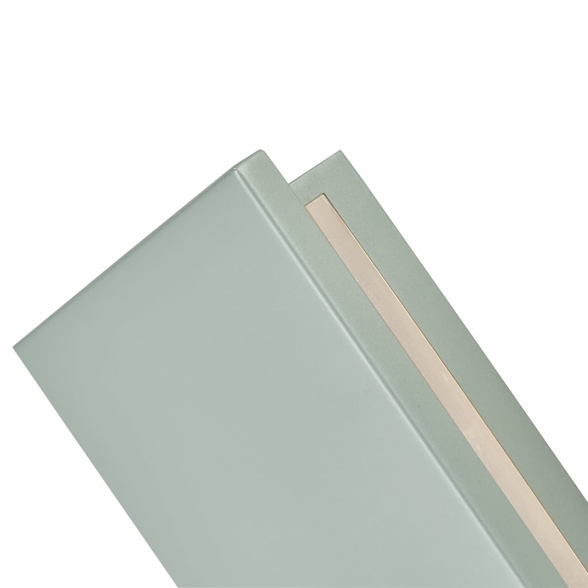 Architectural square backlit fixture for exterior facade lighting