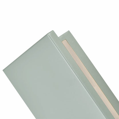 Architectural square backlit fixture for exterior facade lighting
