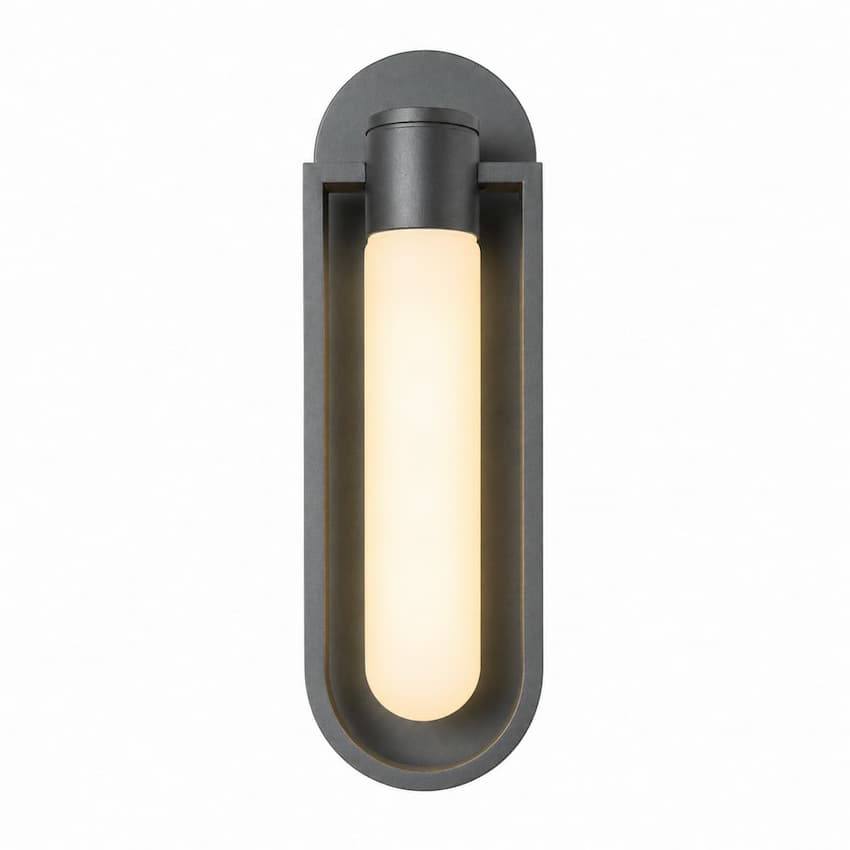 Abra Siren 50101ODW marine-grade wet location wall fixture with frosted glass diffuser for modern outdoor and exterior lighting