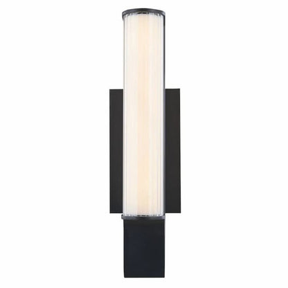 Abra 50103ODW Macie exterior wall fixture with durable marine-grade design and ribbed frosted glass diffuser for residential and commercial lighting