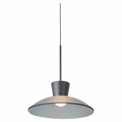 Abra Lighting 10168PN Horizon glass pendant with matte black and amber glass finish, 5W integrated LED and contemporary hanging design