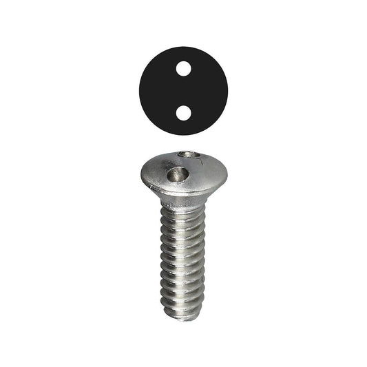 Dottie 414TP Dottie #6-32 x 1/2 in Spanner Oval Head Tamperproof Wall Plate Screw 414TP