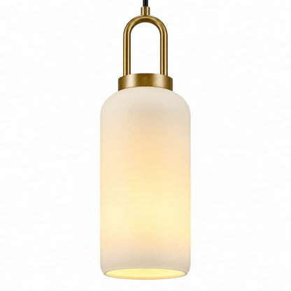 Alora Mood PD401606AGOP Soji Modern Pendant Ceiling Light with Aged Gold Finish, Clear Glass Shade and Omnidirectional Illumination