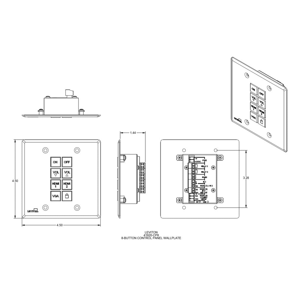 Leviton 41920-CP8 Wiring Device