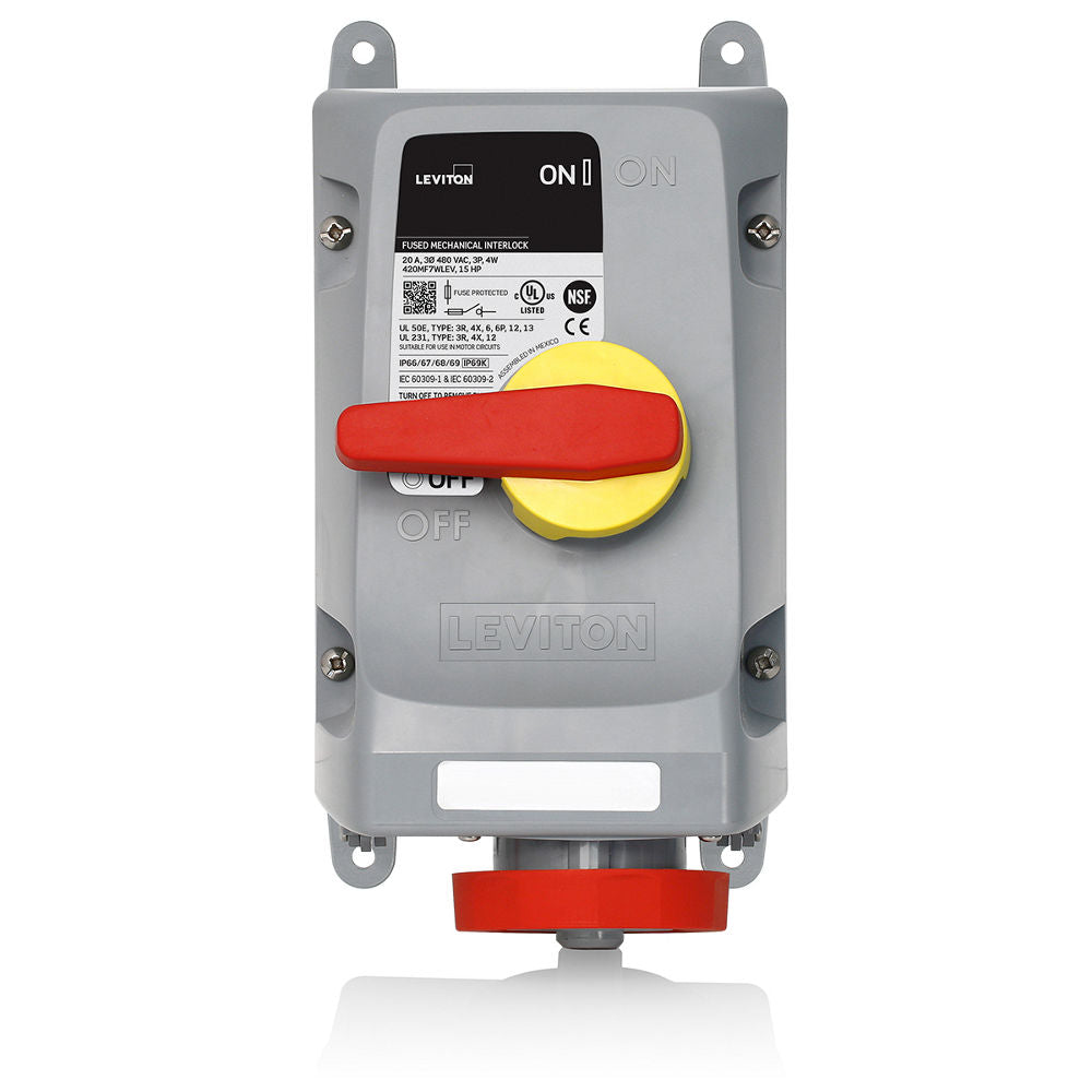 Leviton 420MF7WLEV Pin & Sleeve Device