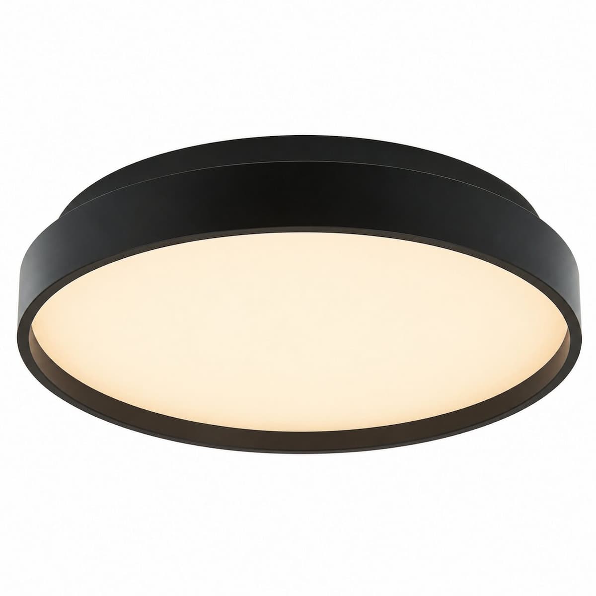 Abra Tambourine 30051FM 10-inch low-profile flush mount ceiling light with soft uplight for modern interior lighting