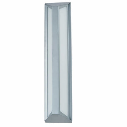 Modern Abra Newport 50088ODW angled side light wall fixture designed for wet locations, patios, entryways, and exterior walls