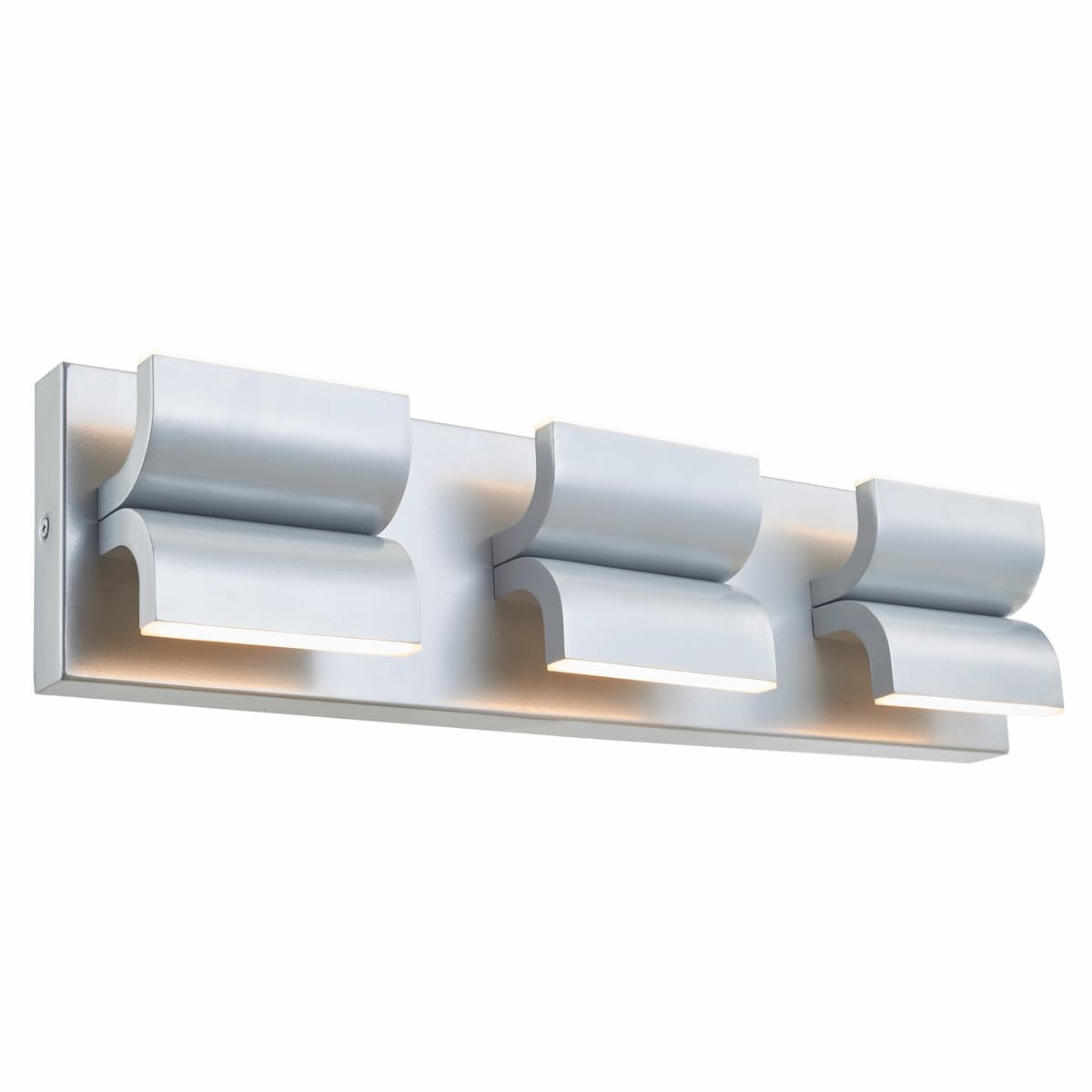 Wet location rated 6 light wall fixture in matte black from Abra Lighting