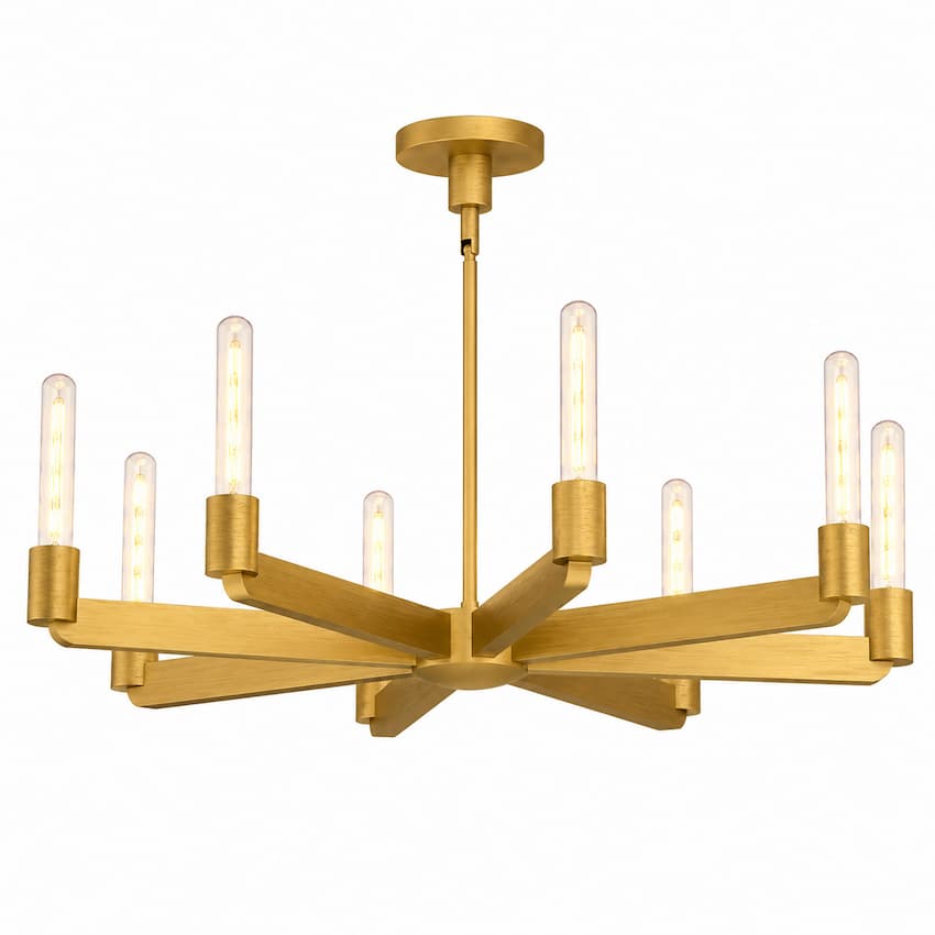 Alora Mood Claire CH607232 32-Inch Parisian Chandelier with Minimalist Bauhaus-Inspired Design, Unlit Product View