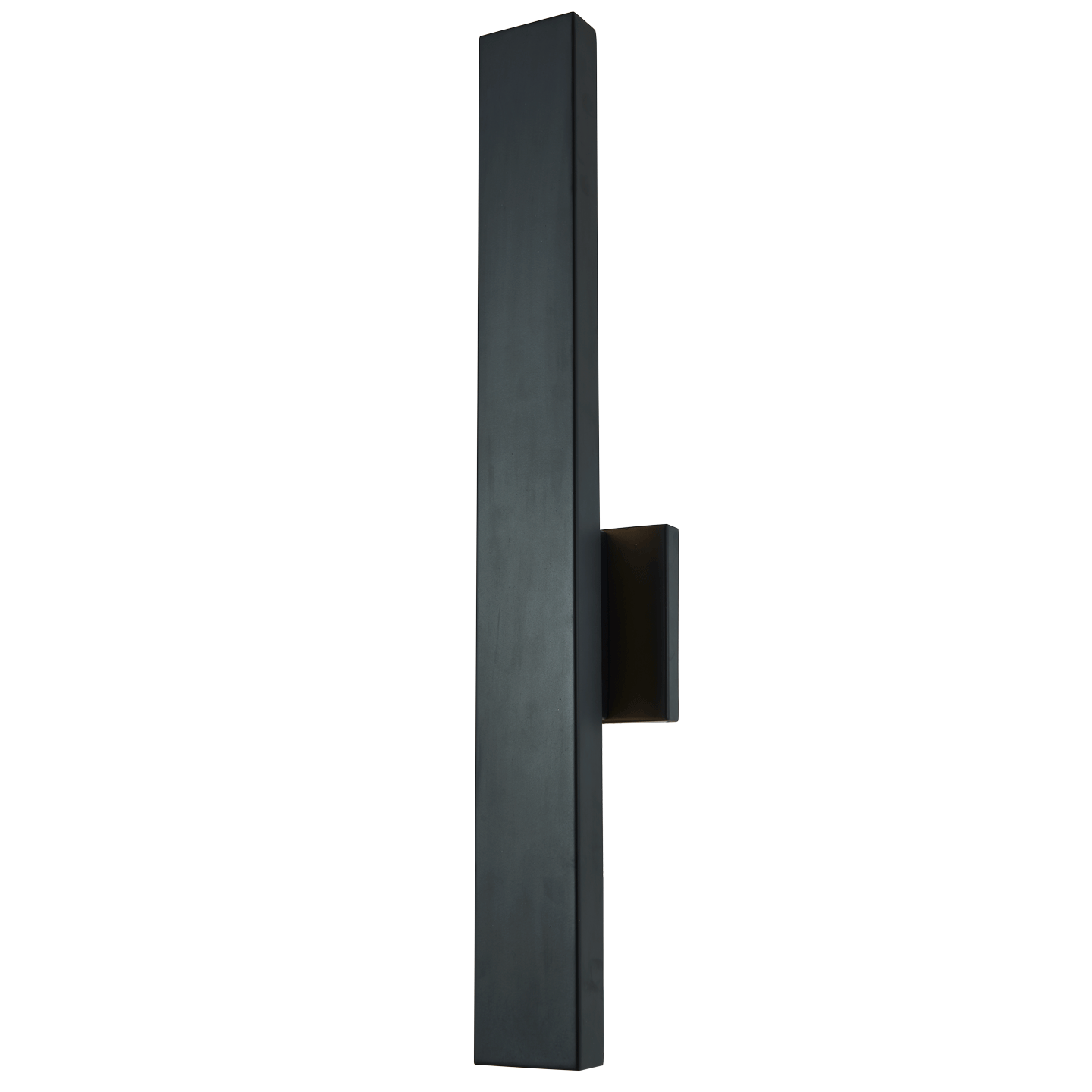 Abra Yoga Wet Location Indirect Lighting Straight Wall Fixture Matte Black