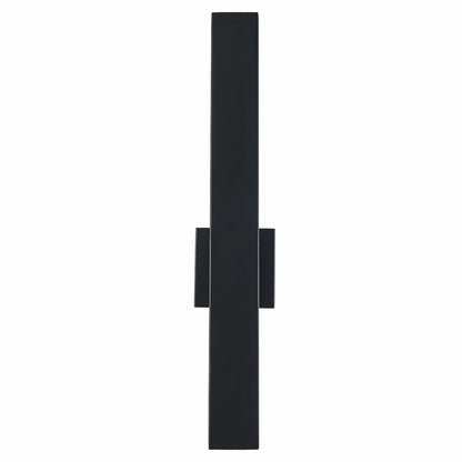 Abra Yoga 50001ODW outdoor wall fixture with straight indirect LED lighting for modern wet location exterior applications