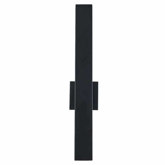 Abra Yoga 50001ODW outdoor wall fixture with straight indirect LED lighting for modern wet location exterior applications