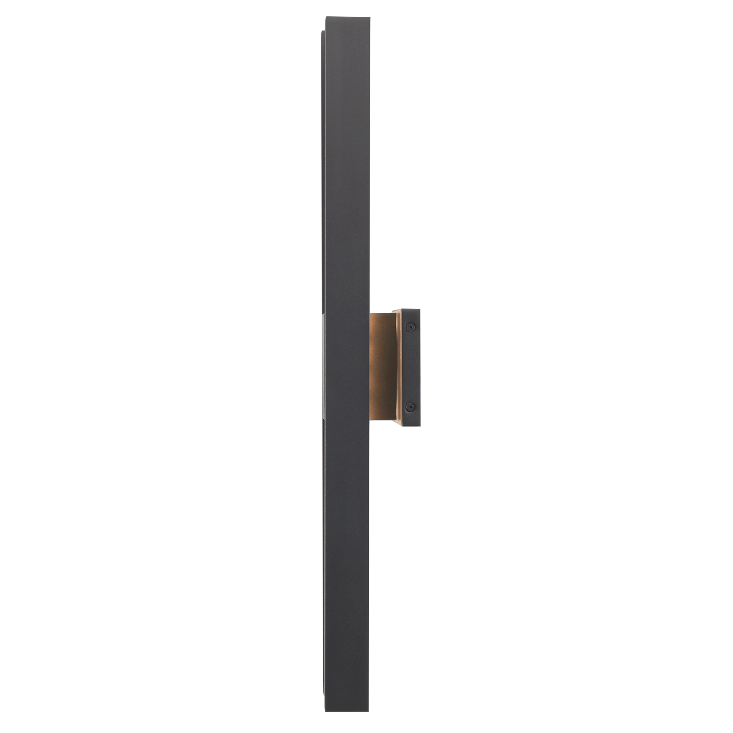 Abra Slate Twin Bar Wet Location Wall Fixture Matte Black