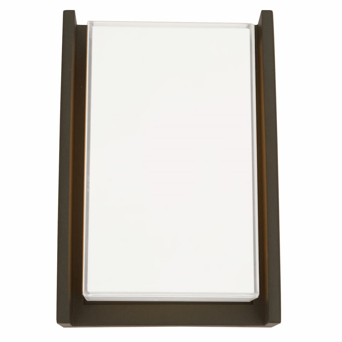 Abra Titon 50010ODW wet location LED wall fixture with modern miter glass design for contemporary exterior lighting