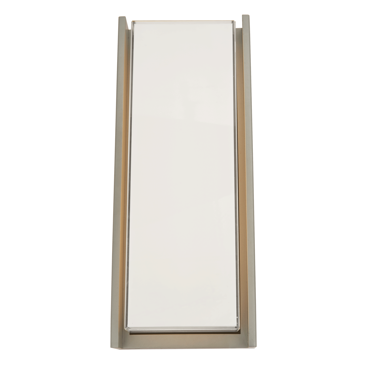 Abra Titon Wet Location Miter Glass LED Wall Fixture Silica