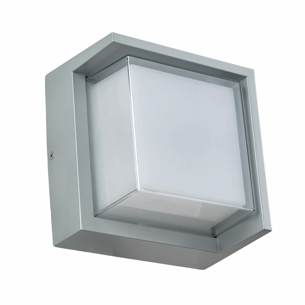 Abra Geo 50023ODW hooded wall sconce with sleek square design for residential and commercial exterior lighting