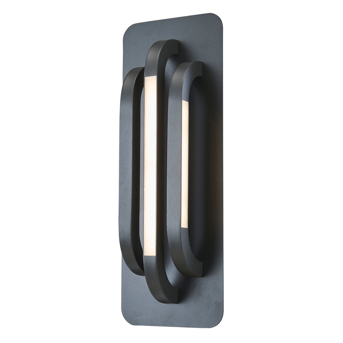 Abra Paton 3 Bar Wet Location Wall Fixture Matte Black