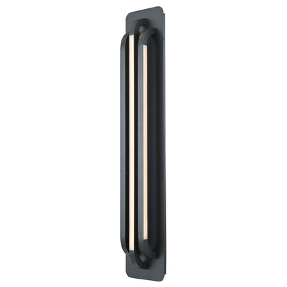 Abra Paton 50031ODW wet location LED wall light featuring a contemporary three-bar architectural design