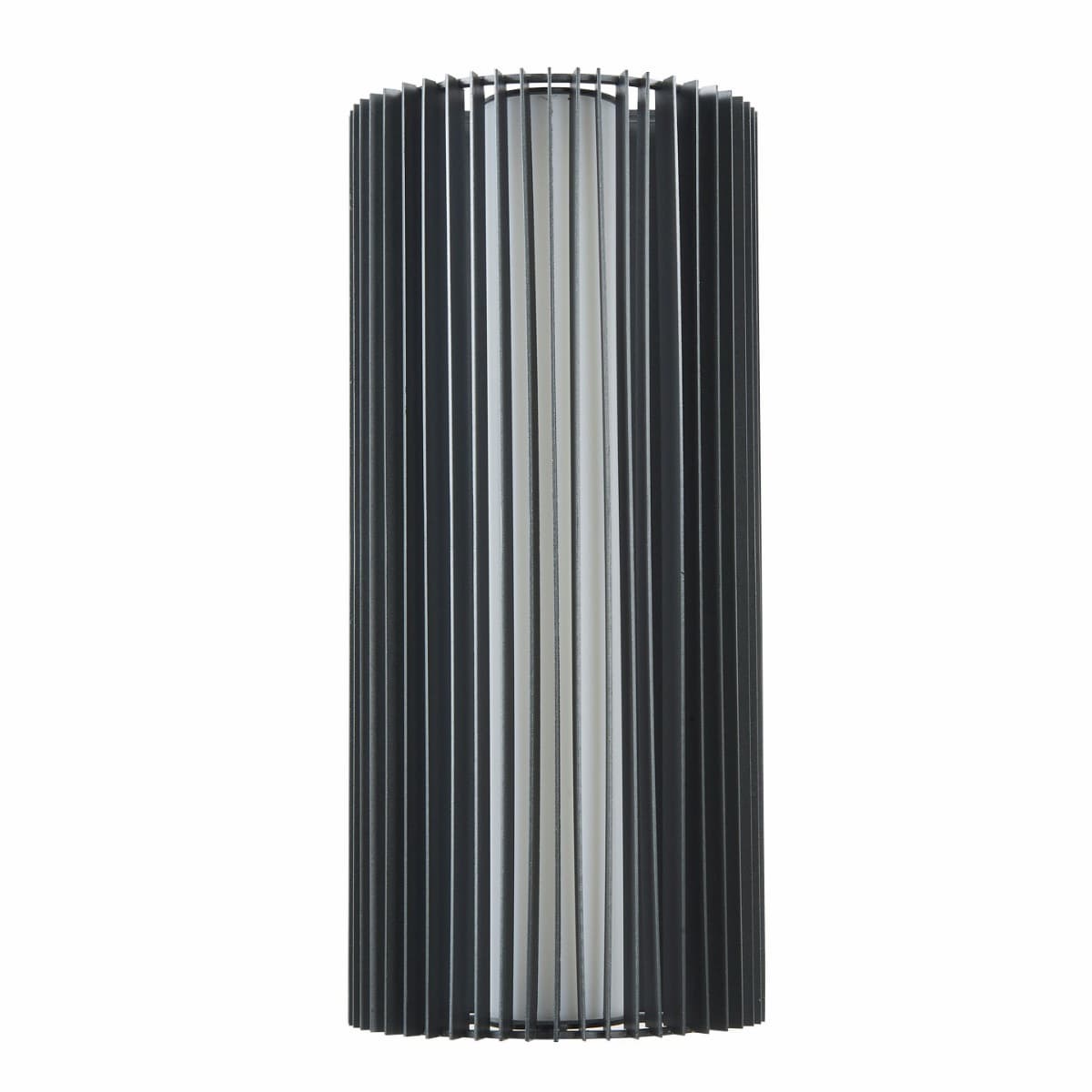 Abra Lava 3CCT wet location wall light featuring durable marine-grade steel and a modern ribbed exterior design