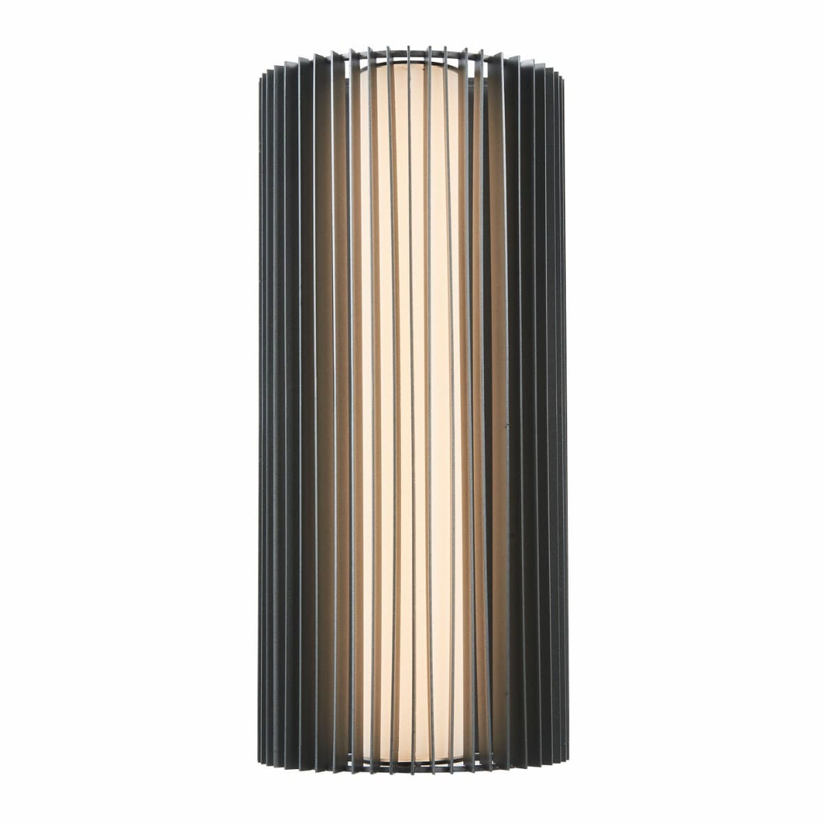 Abra Lava 50033ODW outdoor wall fixture with ribbed marine-grade steel construction and adjustable 3CCT LED lighting