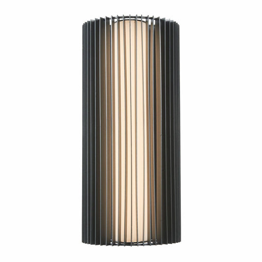 Abra Lava 50033ODW outdoor wall fixture with ribbed marine-grade steel construction and adjustable 3CCT LED lighting