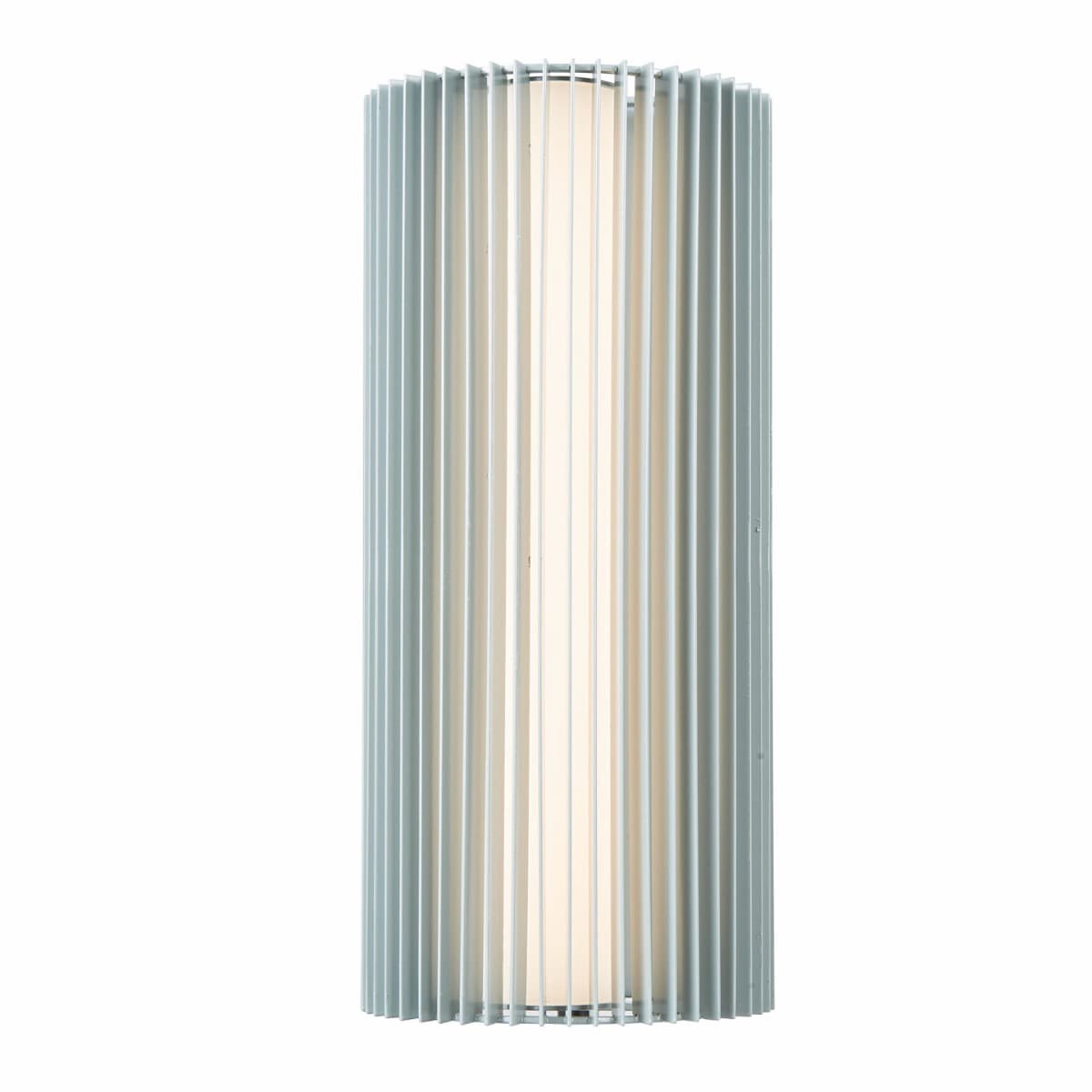 Modern Abra Lava exterior wall light with 3CCT LED illumination and ribbed marine-grade steel construction