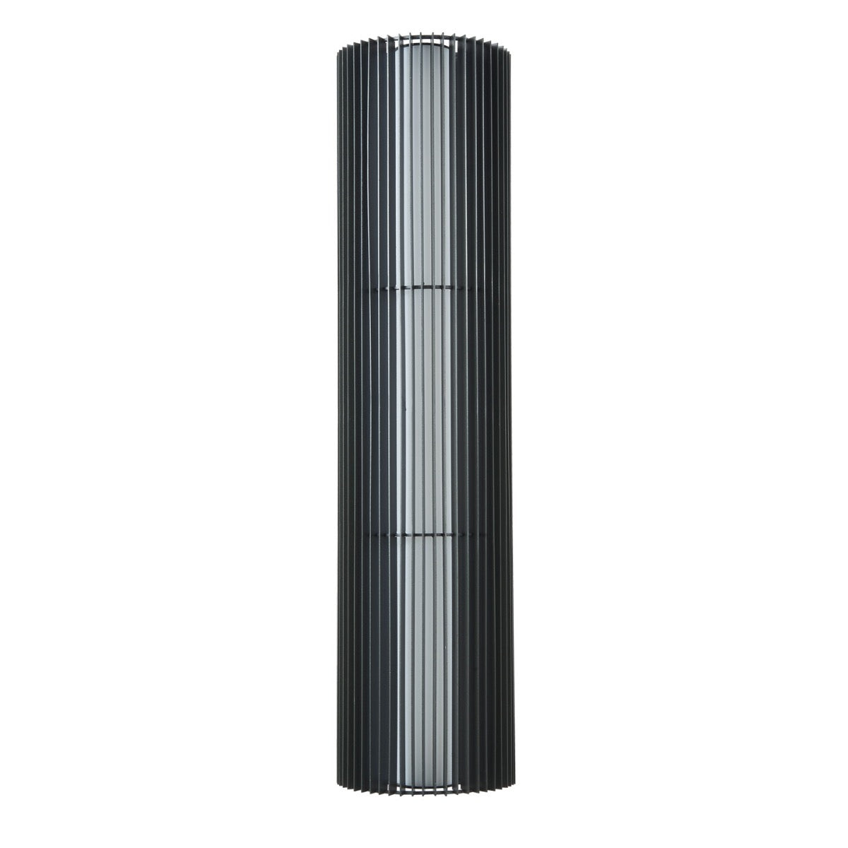 Abra Lava 50034ODW exterior LED wall light featuring durable marine-grade steel and a contemporary ribbed design