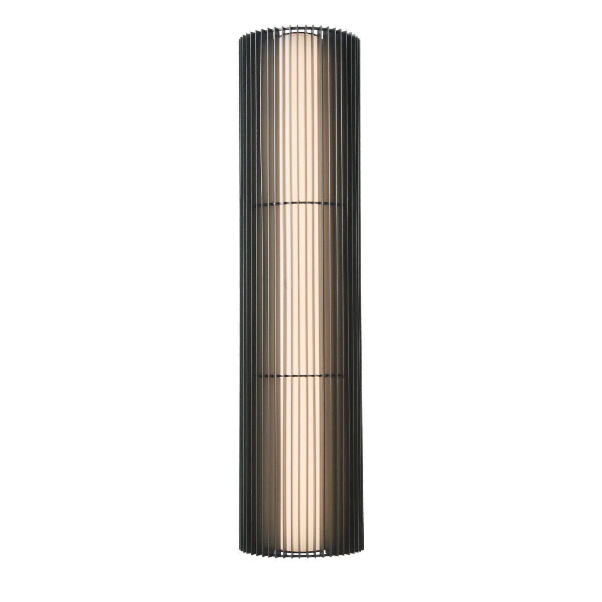 Abra Lava 50034ODW 3CCT outdoor wall fixture with ribbed marine-grade steel construction for modern exterior lighting