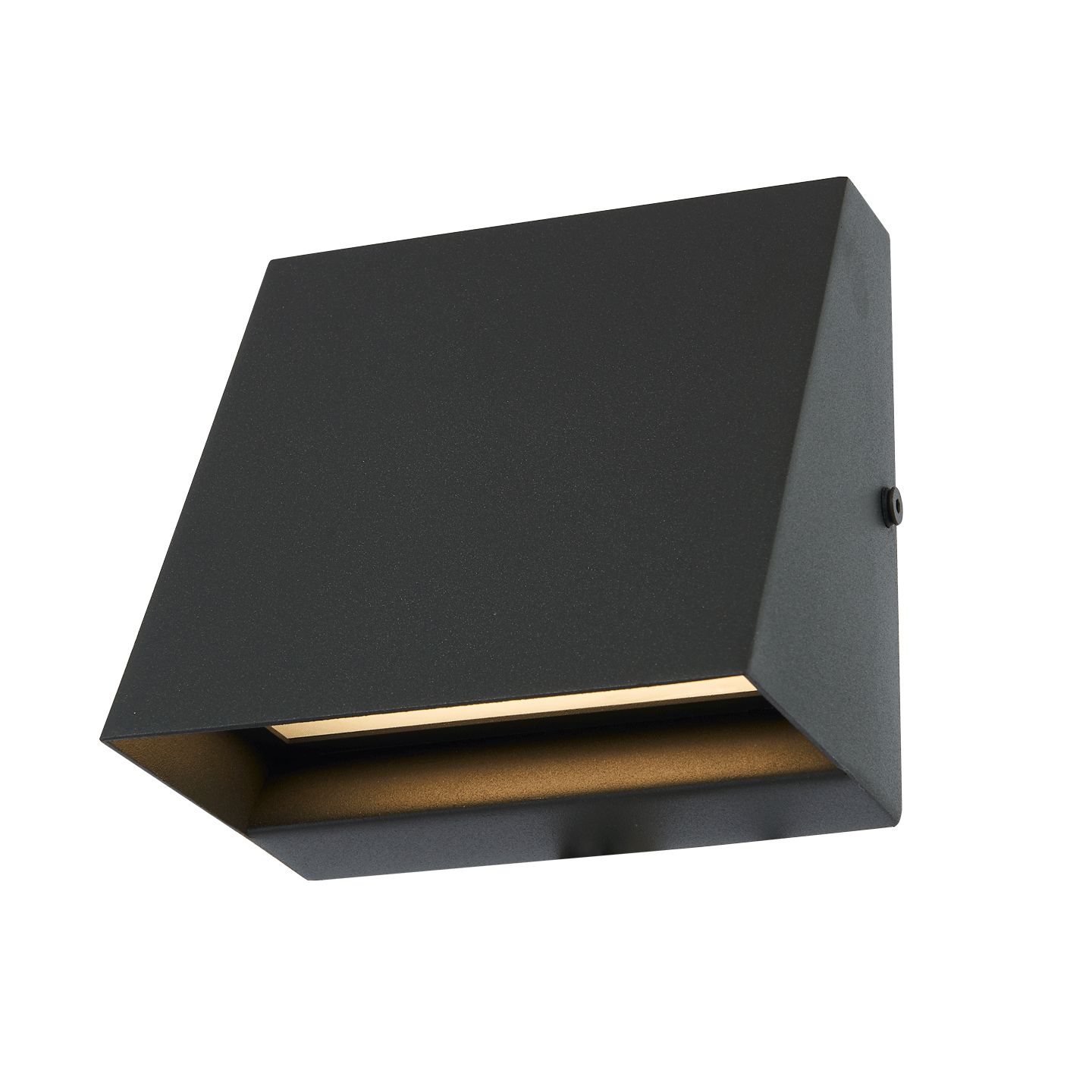 Abra Wedge Wet Location Wall Sconce Matte Black