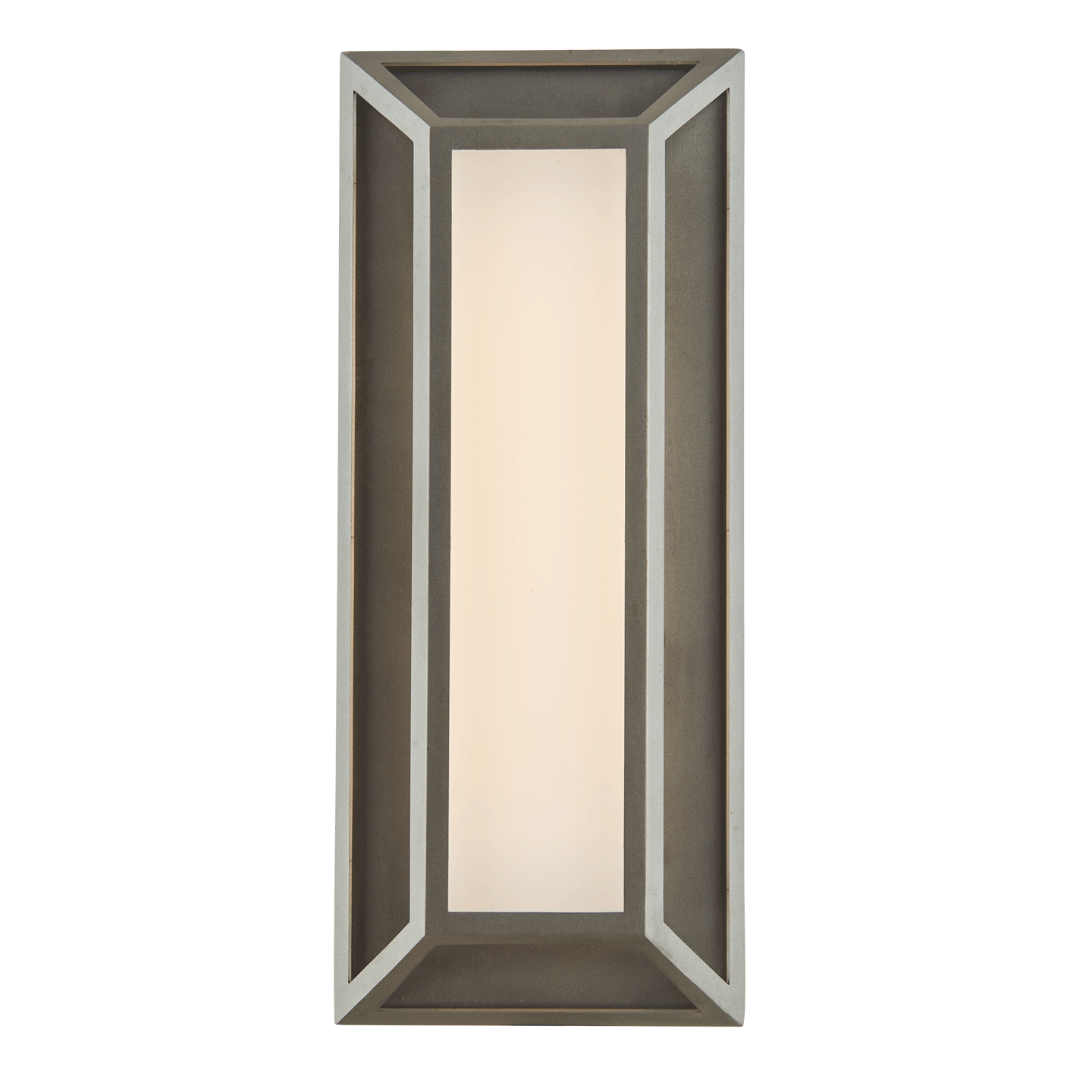 Abra Cell Wet Location Low Profile Miter Glass Wall Fixture Stainless Steel