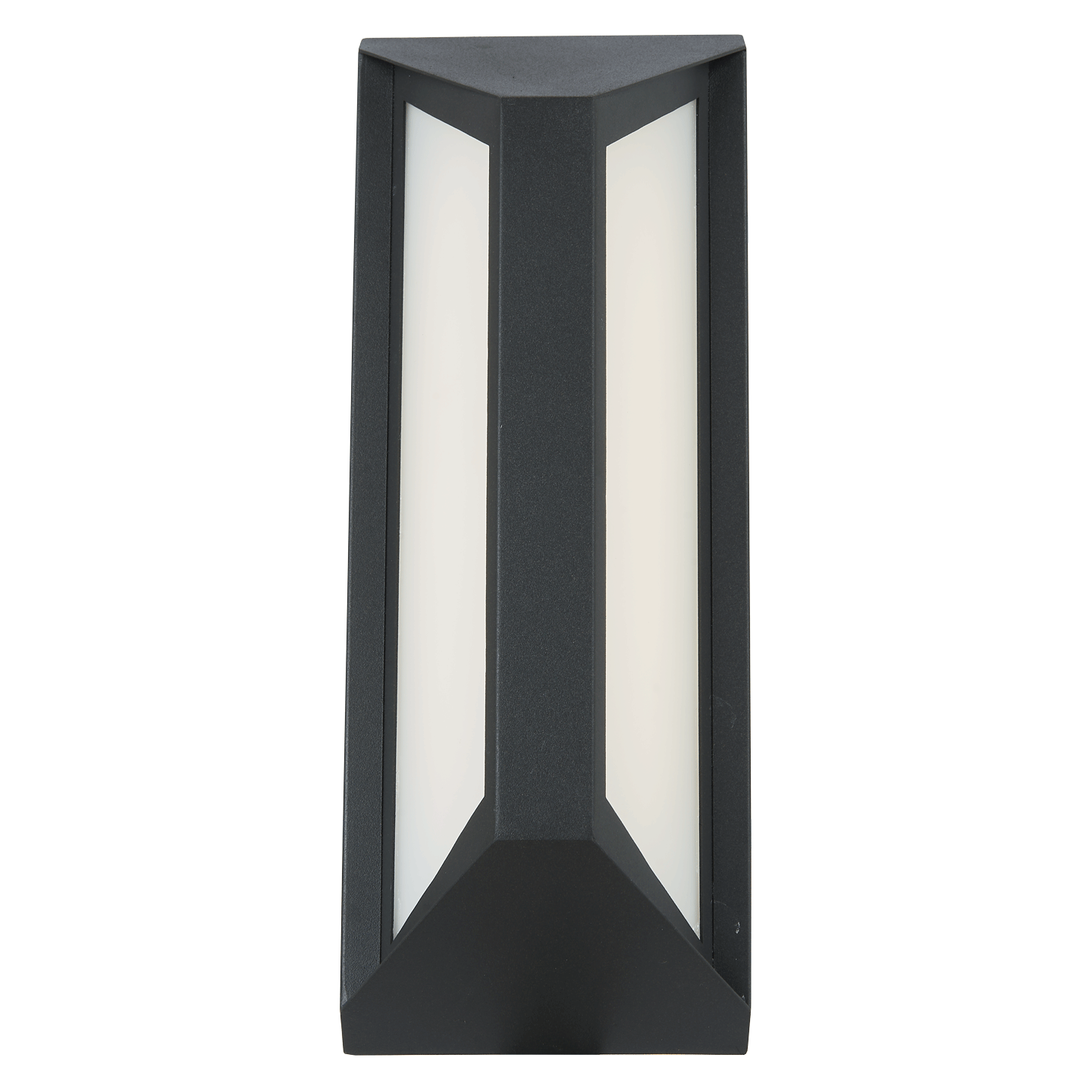 Abra Newport Wet Location Angled Side Light Wall Fixture Matte Black