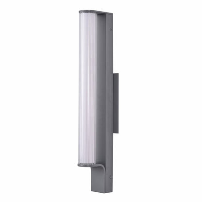 Abra Macie 50104ODW LED outdoor wall sconce featuring marine grade construction and elegant ribbed frosted glass