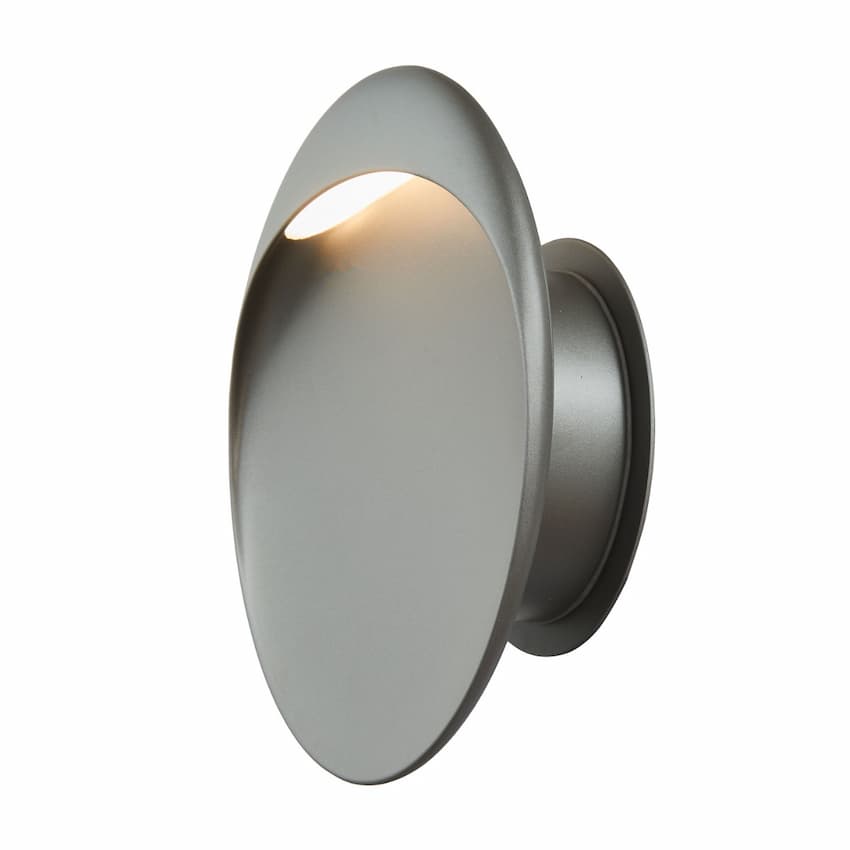 Abra Lighting 50105ODW Sol outdoor wall light with 7W integrated LED, 3000K warm white illumination and 90+ CRI
