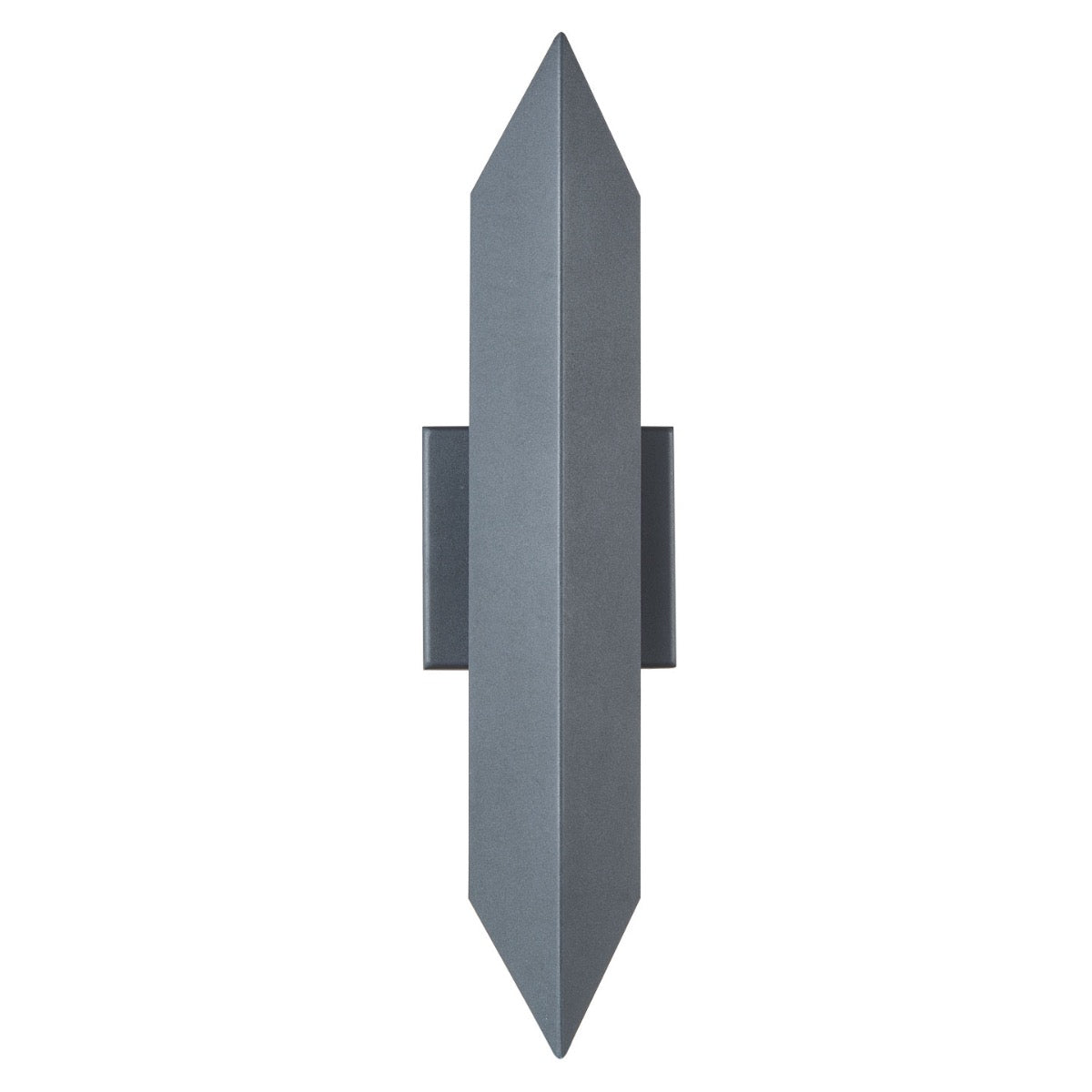 Abra Pauldron Reflective Light Wet Location Wall Fixture Matte Black