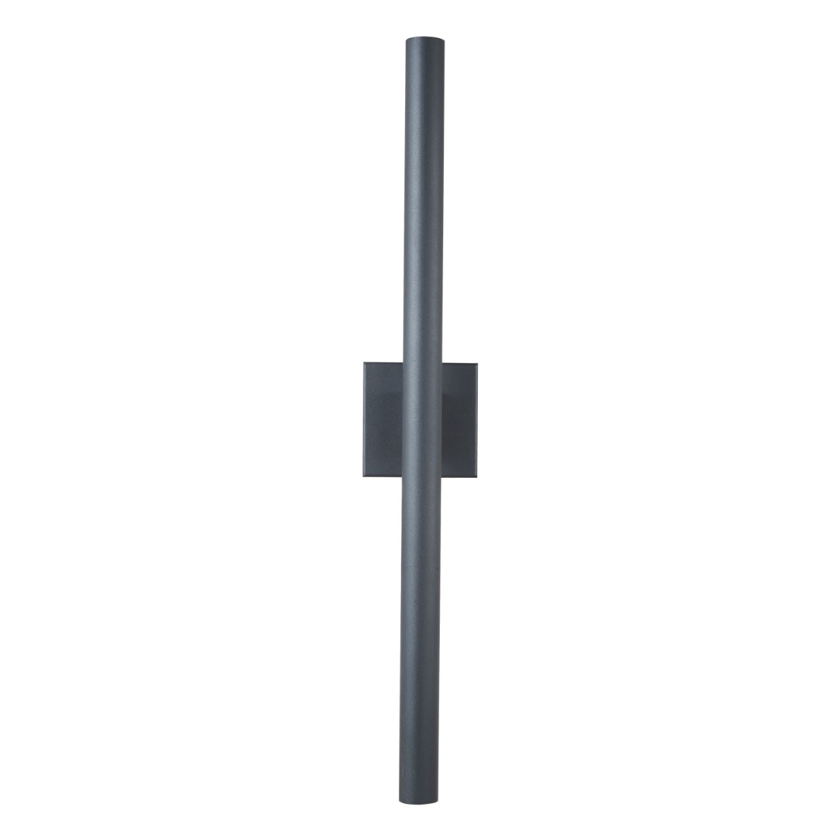 Abra Obelisk Reflective Tube Light Wet Location Wall Fixture Matte Black