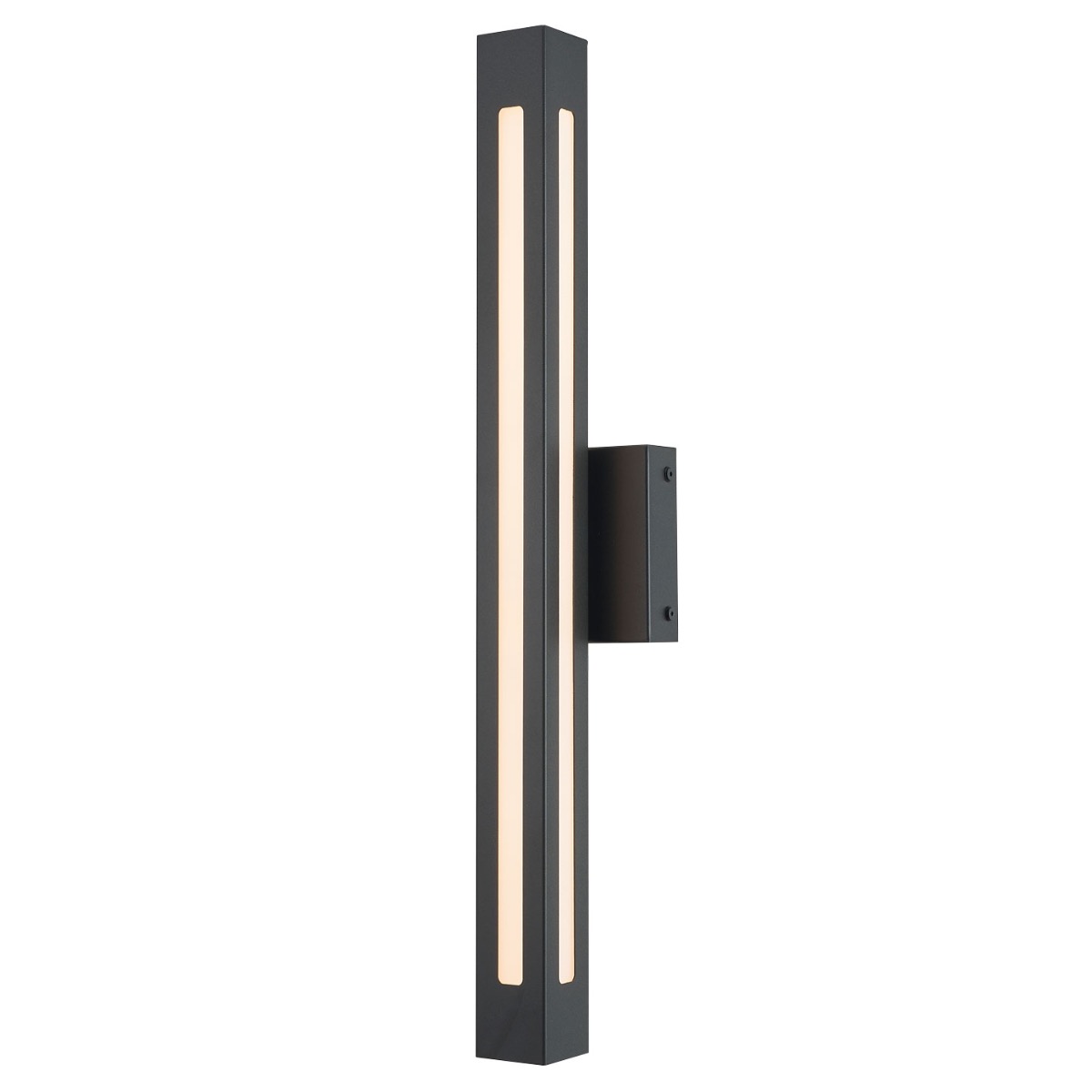 Abra Prism Wet Location Square Tube Wall Fixture Matte Black