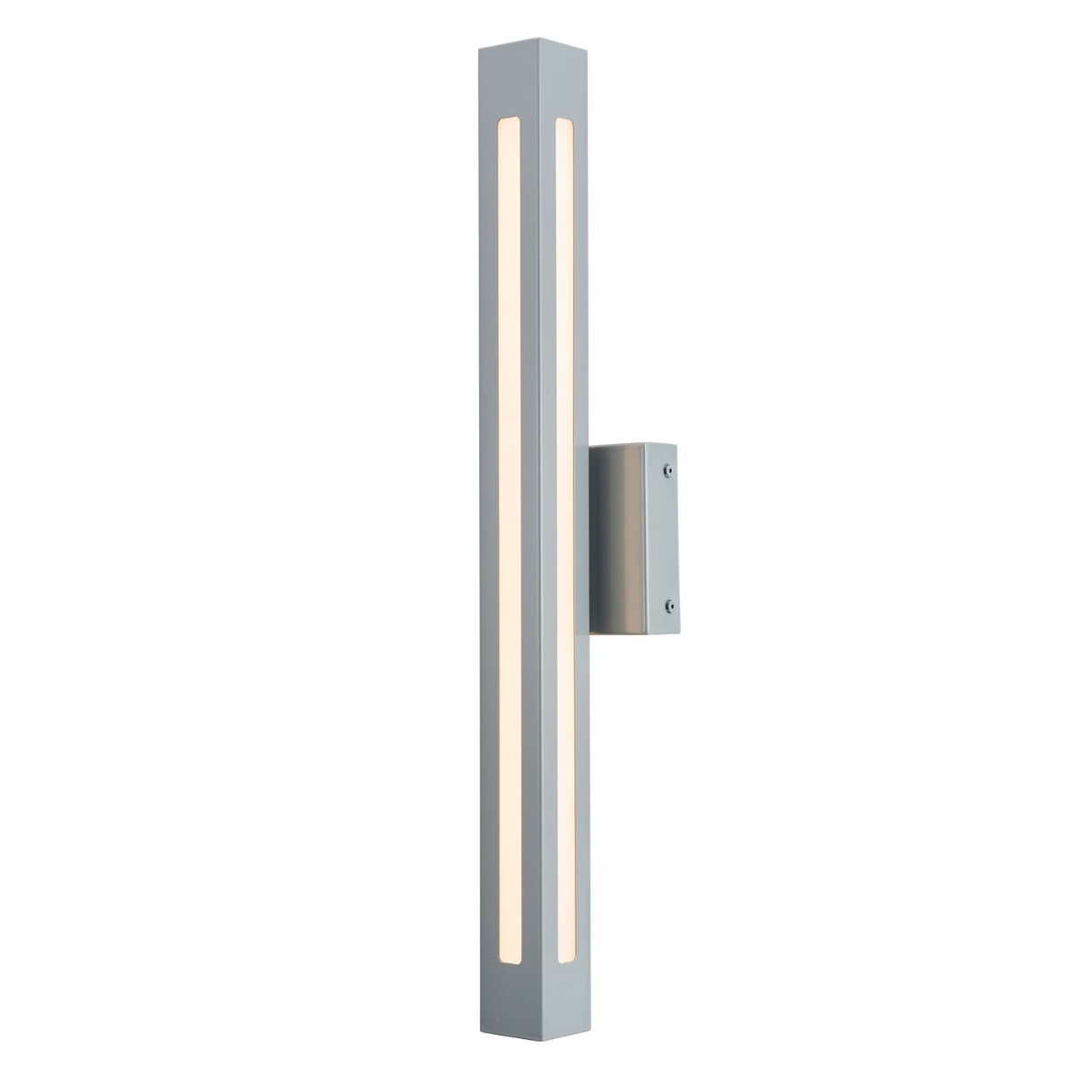 Abra Prism Wet Location Square Tube Wall Fixture Silica