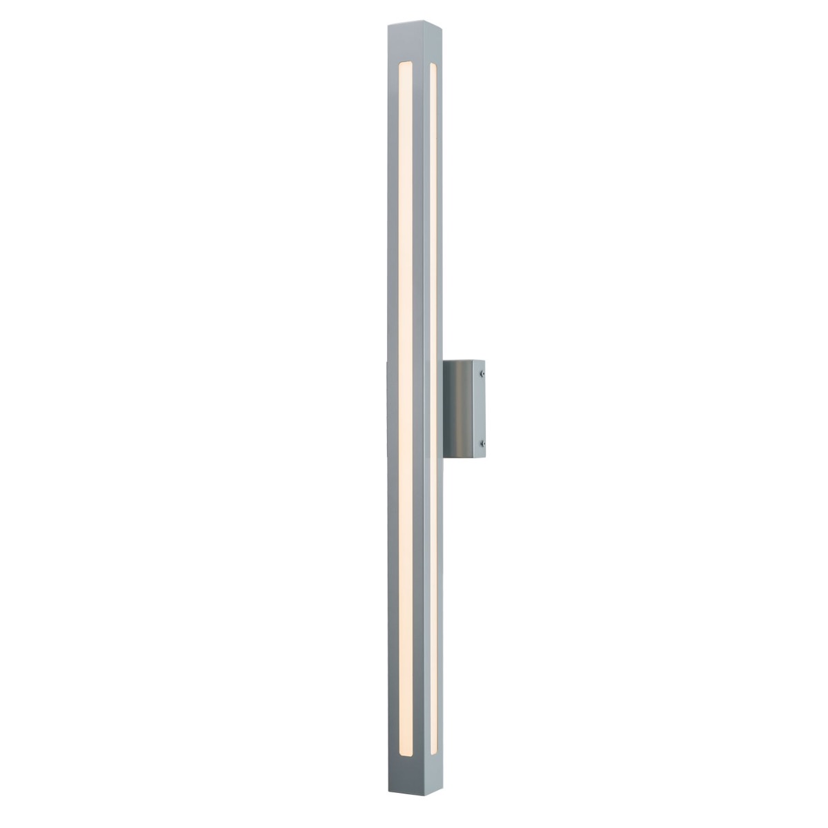 Abra Prism Wet Location Square Tube Wall Fixture Silica