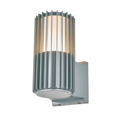 Abra 50146ODW Lava exterior wall sconce with ribbed metal detailing and single-light illumination for residential and commercial exteriors