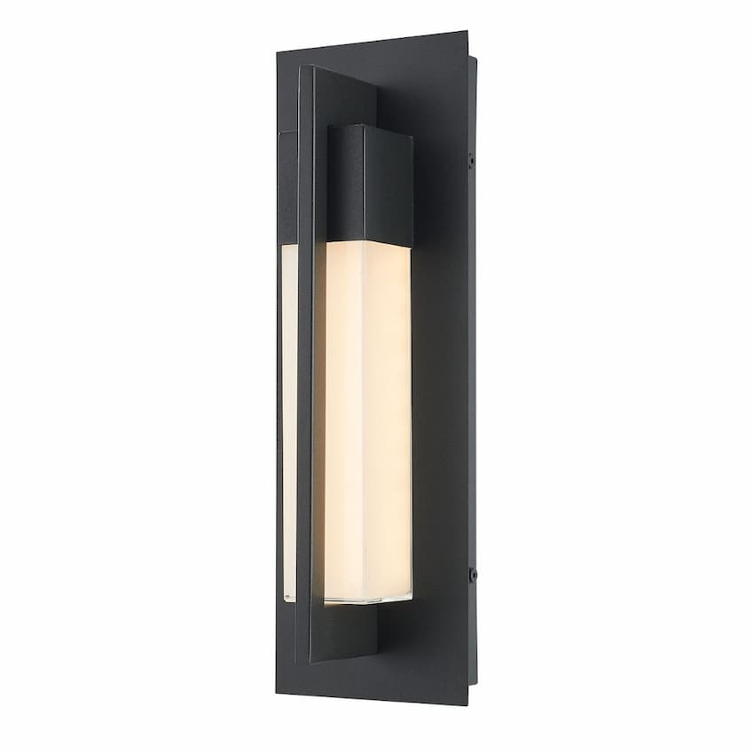 Abra Electron 50148ODW 14-inch outdoor wall sconce with mitered glass design for modern exterior and architectural lighting