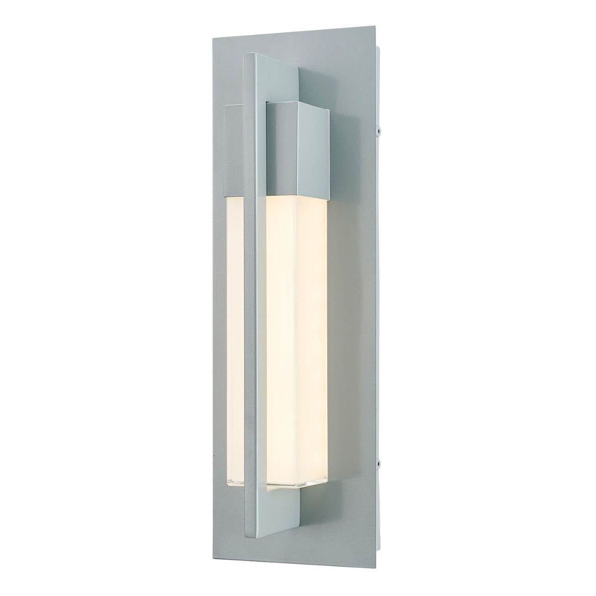 Abra Electron 14" Mitered Glass Outdoor Wall Sconce Silica
