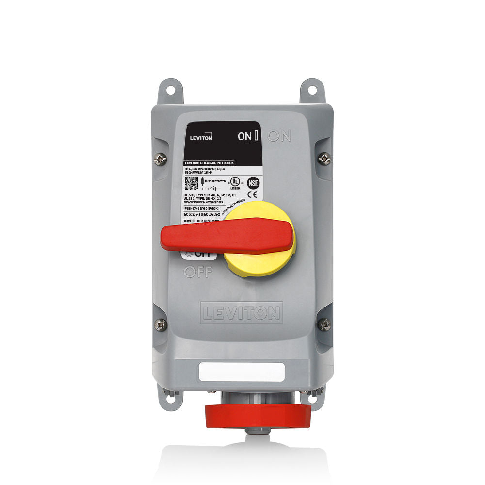 Leviton 530MF7WLEV Pin & Sleeve Device
